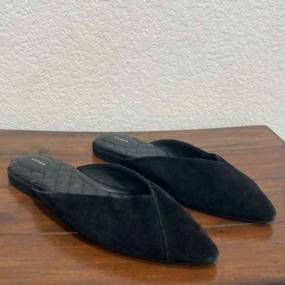 Birdies The Swan Black Slip On Mules Size 9.5 - Picture 2 of 8